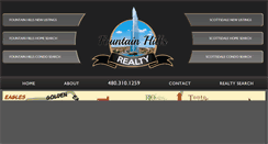 Desktop Screenshot of fountainhillsrealty.com